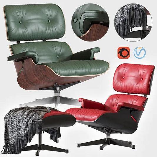 Eames Lounge Chair 3dsMax Model
