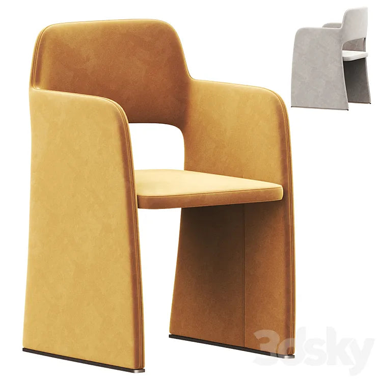 ECHO Chair with armrests By CAMERICH 3DSMAX Model