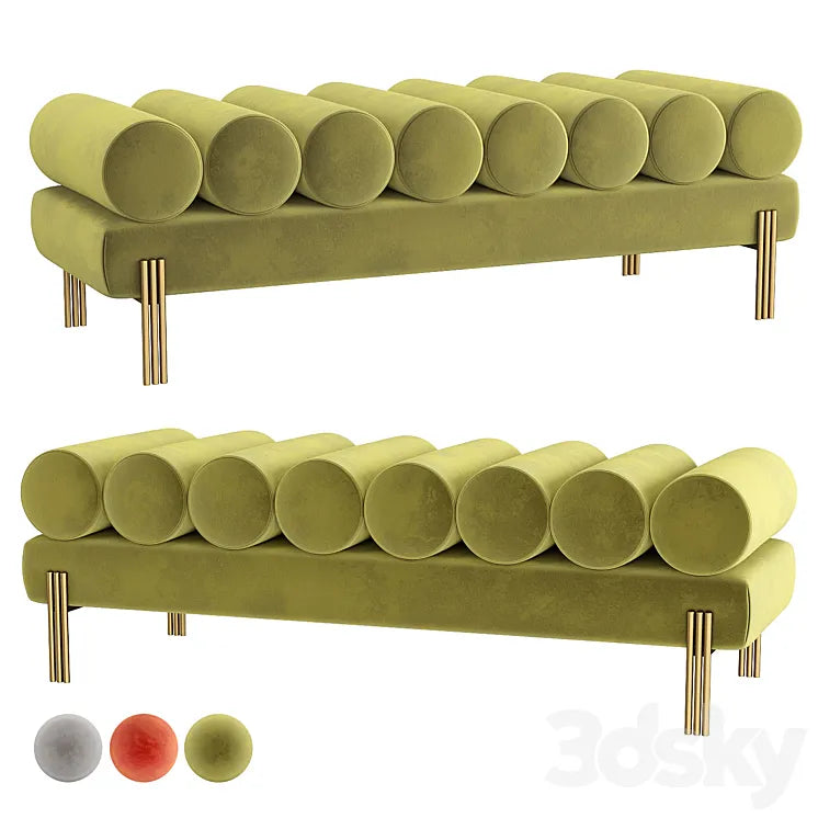 Eichholtz Bench Oxley 3DSMAX Model
