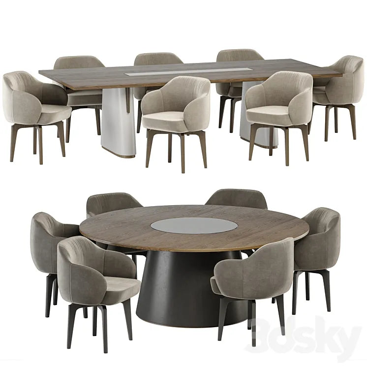 Elisa dinning set 3DSMAX Model