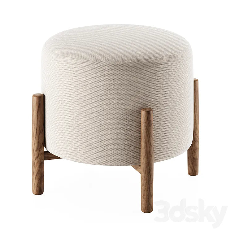ELROY SHERPA | Ottoman by Studio McGee 3DSMAX Model