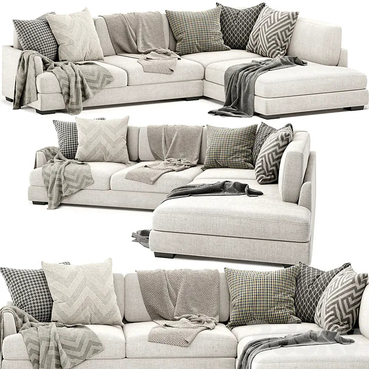 Elsie sofa with chaise 3DSMAX Model