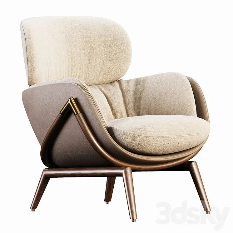 ELYSIA LOUNGE CHAIR 3DSMAX Model