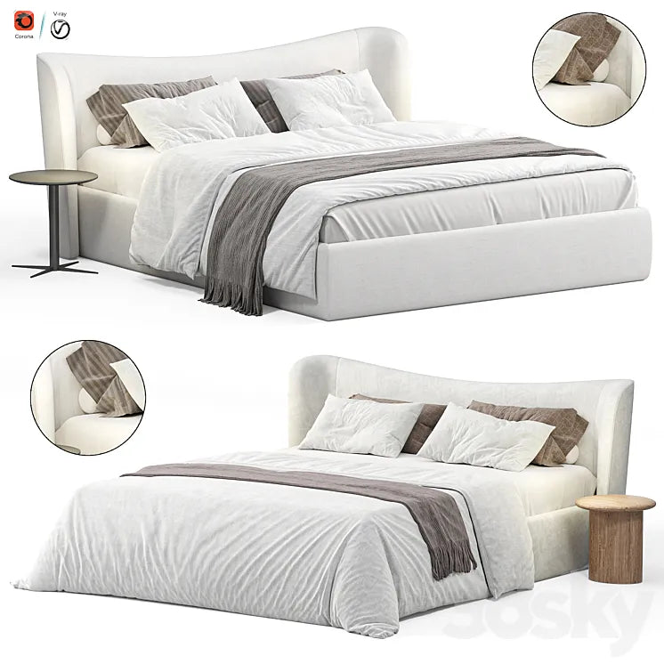 Embrace bed by pianca 3DSMAX Model