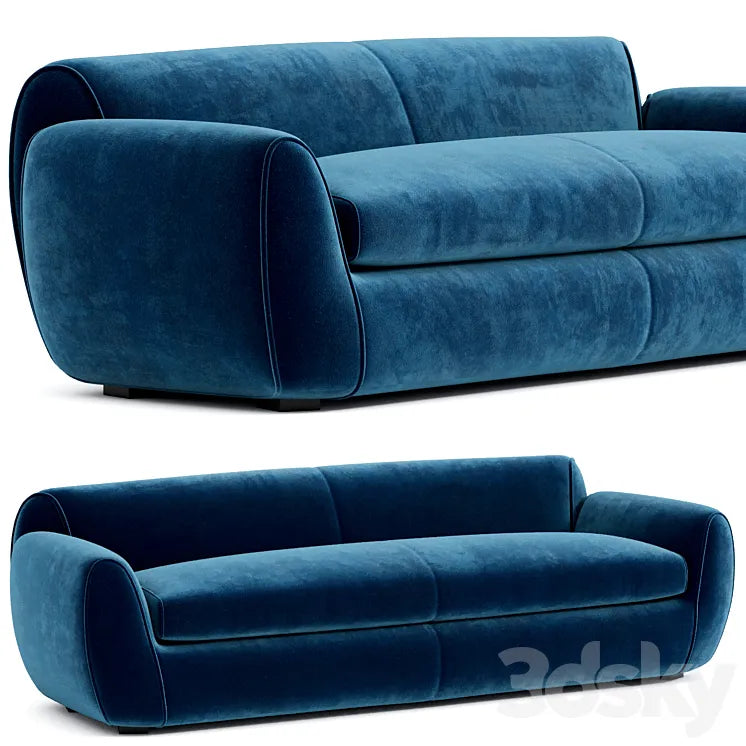 EPÒNIMO Sofa aus Samt mit abnehmbarem Bezug 3DSMAX Model