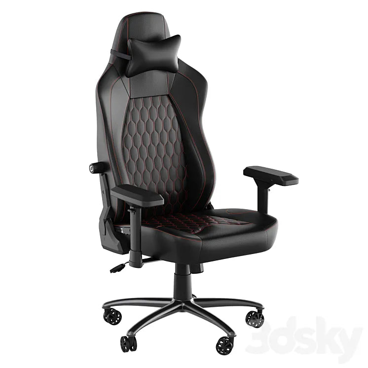 Ergonomic High Back Gaming Chair with Armrests Headrest Pillow and Adjustable Lumbar Support SY-088 Flash Furniture 3DSMAX Model