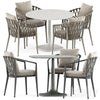 Erica outdoor chair and Fiore Outdoor table by bebitalia 3DSMAX Model