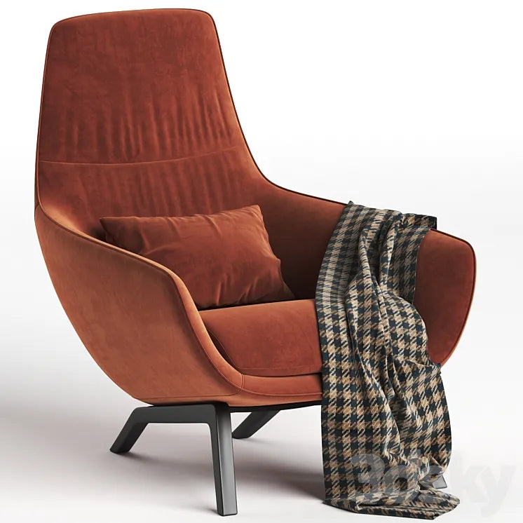 Ermes armchair 3DSMAX Model