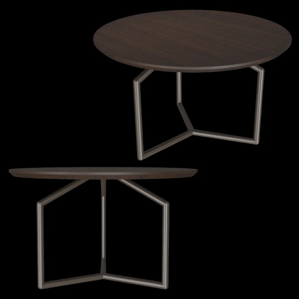 Esedra Design  - Dinner table Tolomeo round 3ds Max