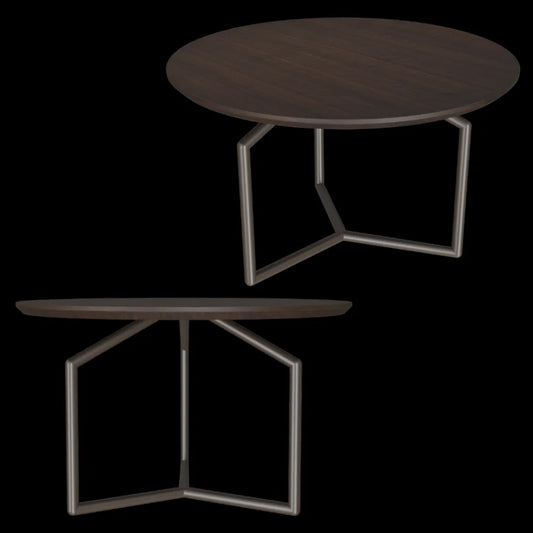 Esedra Design  - Dinner table Tolomeo round 3ds Max