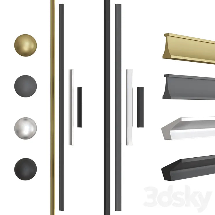 Eureka handle set 2 3DSMAX Model