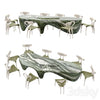 Eximons Dining Table 3DSMAX Model
