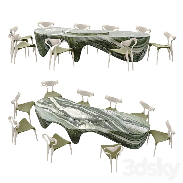 Eximons Dining Table 3DSMAX Model