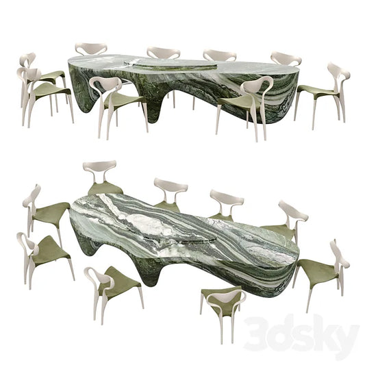 Eximons Dining Table 3DSMAX Model