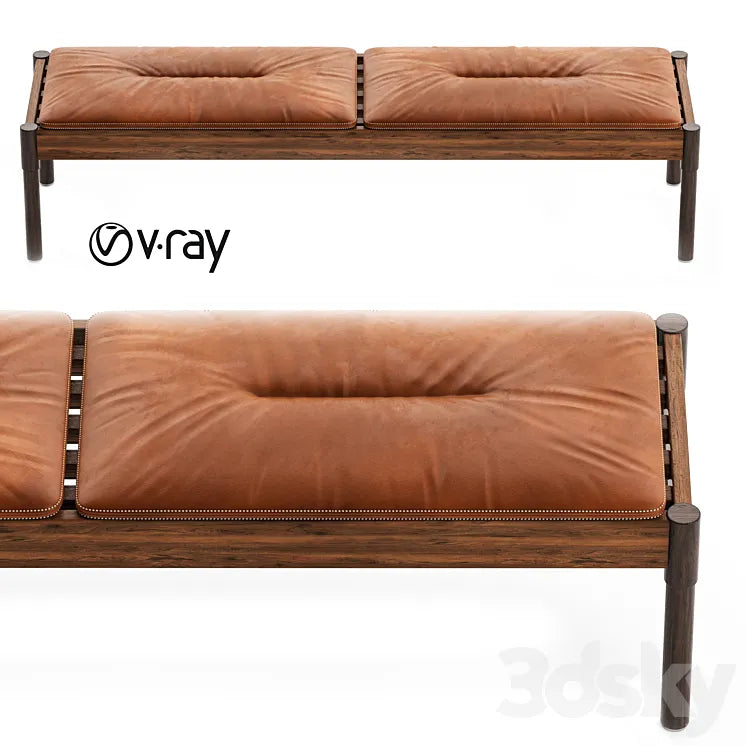 Exteta 10th Vieste Bench 3DSMAX Model