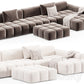 Extra Long Modern Sofa 3ds Max