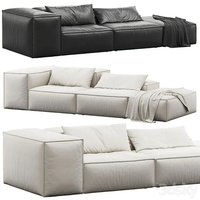 Extrasoft Sofa by Living Divani Comp 4 3dsMax Model