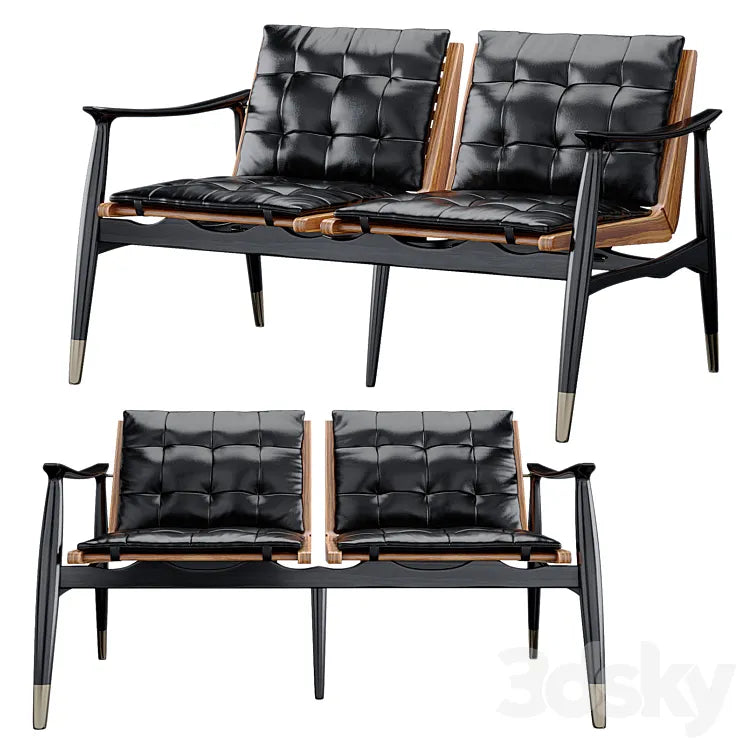 Faustine Furniture Bonna Sofa 3DSMAX Model