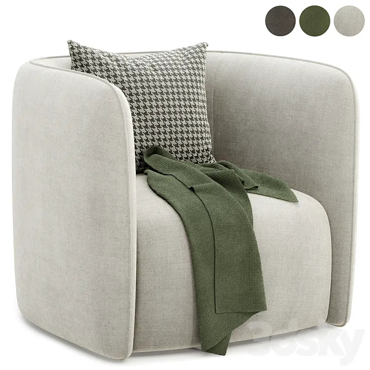 Fauteuil Coso armchair 3DSMAX Model