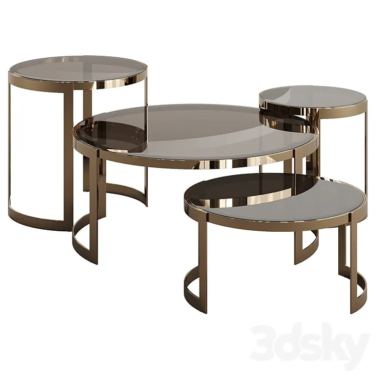 FENDI ANYA GLASS 2021 COFFEE TABLE 3DSMAX Model