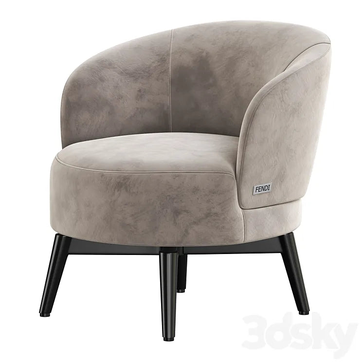 Fendi Casa Armchair 3DSMAX Model