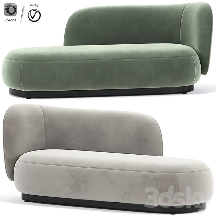 Ferm Living Rico Divan Chaise Lounge 3DSMAX Model