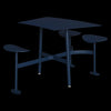 Fermob - Table for public places Bolder 3 3ds Max