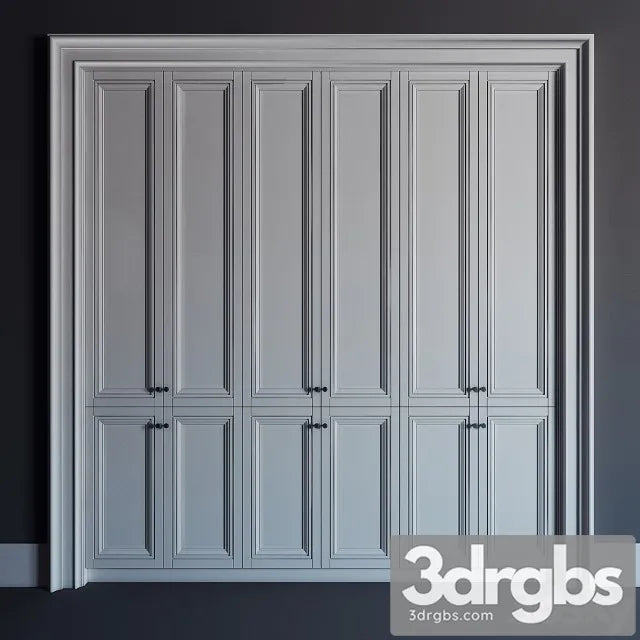 Fitted Wardrobe 2 3D Model Free