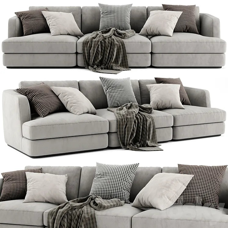 Flexform Barret 3 Seats Sofa 3DSMAX Model