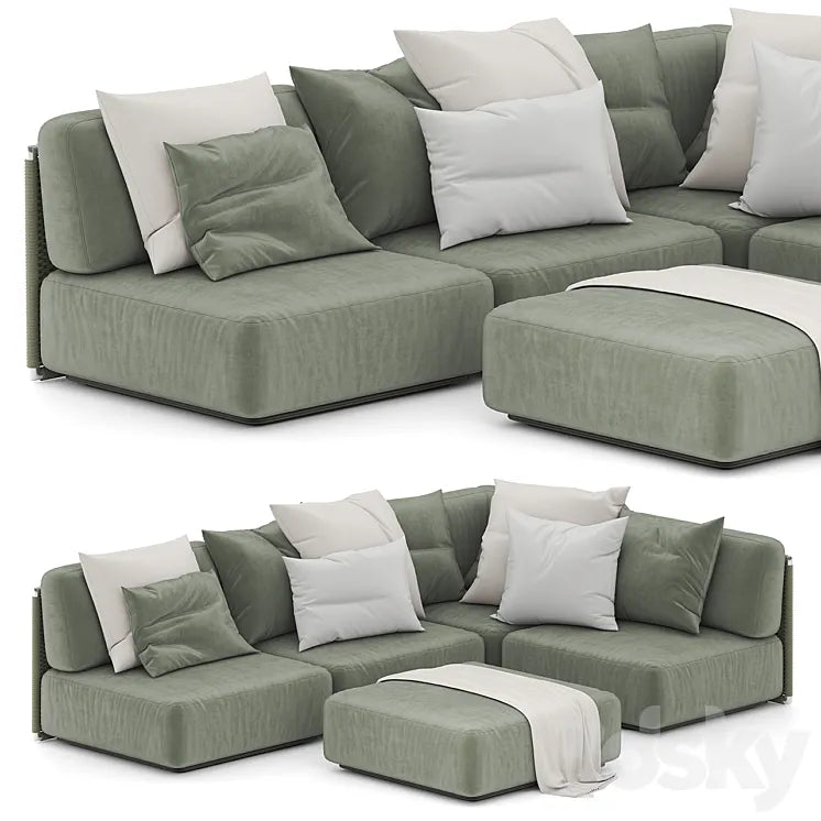 Flexform Eddy Sofa 3DSMAX Model