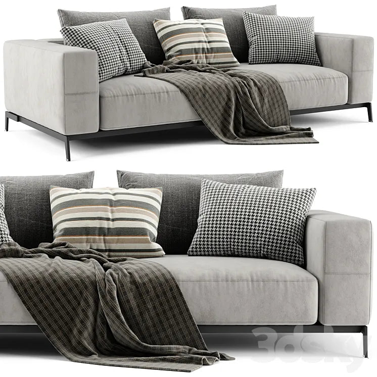 Flexform Ettore 2 Seats Sofa 3DSMAX Model