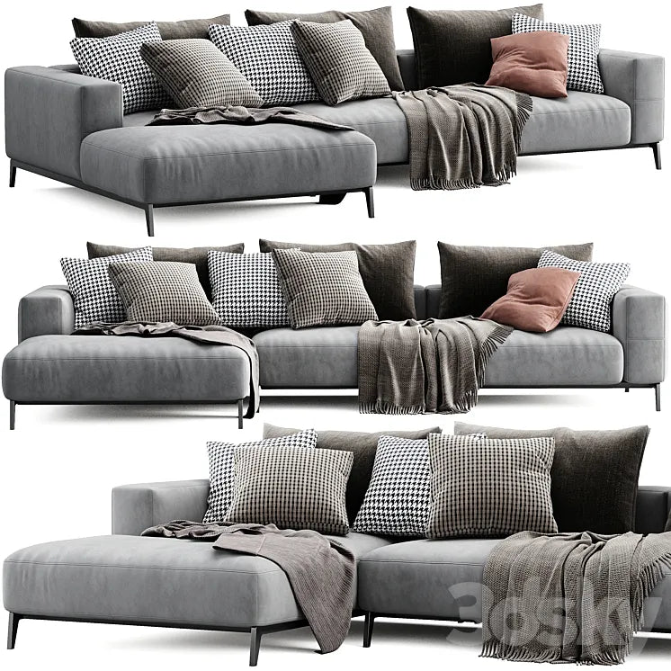 Flexform Ettore Chaise Longue 3DSMAX Model