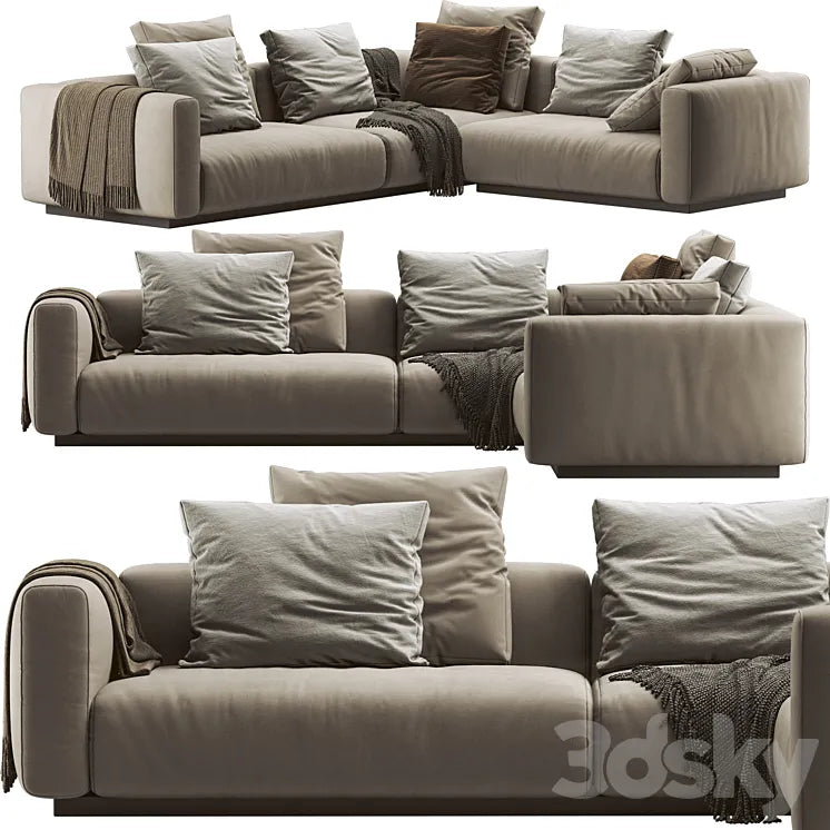 Flexform Lario Sofa 3DSMAX Model