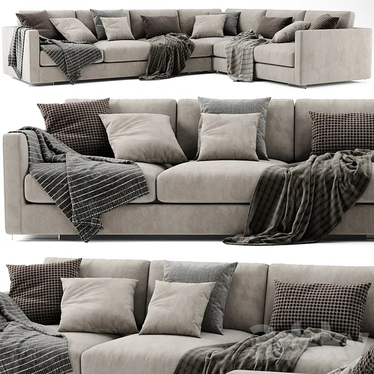 Flexform Magnum L Shaped Sofa 3DSMAX Model