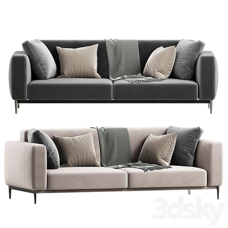 Flexform_Romeo_Compact_Sofa 3DSMAX Model