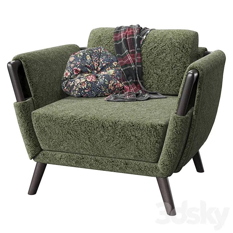 Flou Gaudi armchair 3DSMAX Model