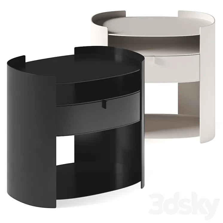 Flou Lotus Bedside Table 3DSMAX Model