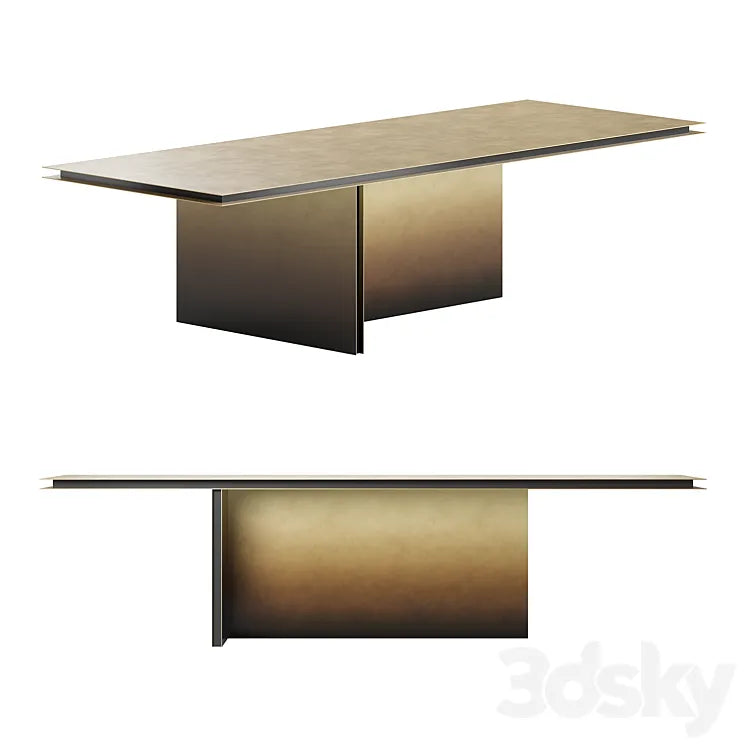 Folio dining table by De Castelli 3DSMAX Model