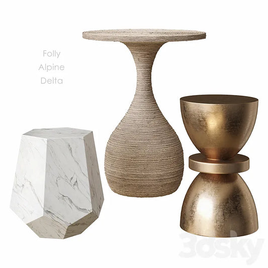 Folly Alpine Delta coffee table MGBWhome 3DSMAX Model