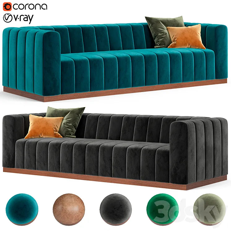 Forte sofa CB2 3DSMAX Model