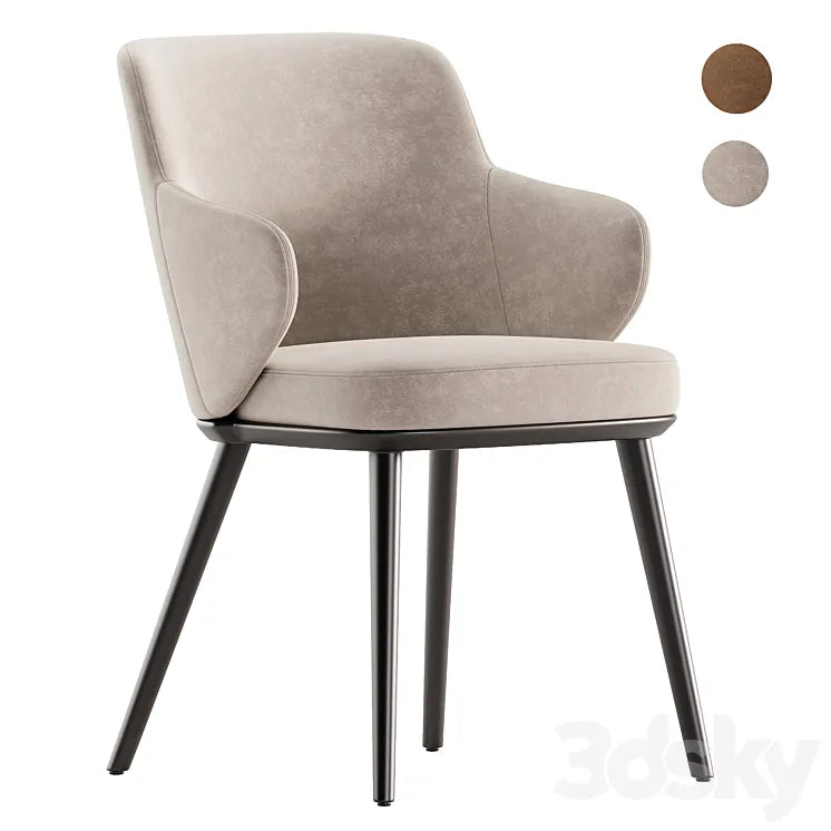 Foyer chair by Calligaris 3DSMAX Model