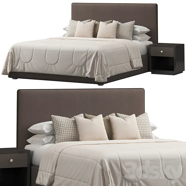 Frame Headboard Bed 3DSMAX Model