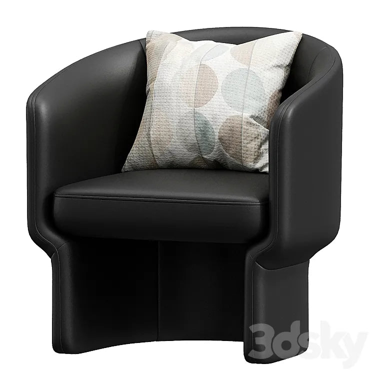 Franco Chair Mustard 3DSMAX Model