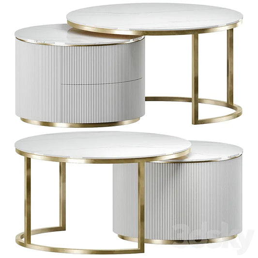 frandiss coffee table set 3DSMAX Model