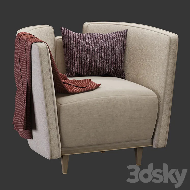 Frato armchair Gstaad 3DSMAX Model