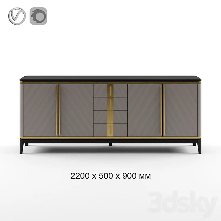 Frato SIENA Sideboard 3DSMAX Model