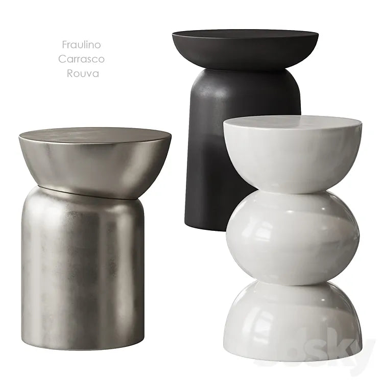 Fraulino Carrasco Rouva table La Redoute 3DSMAX Model