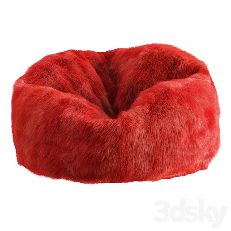 fur bag chair 3DSMAX Model