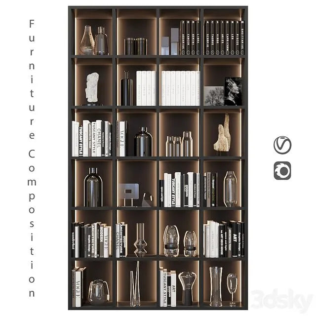 Furniture composition 193 3dsMax Model
