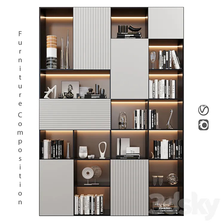 Furniture composition | 204 3DSMAX Model